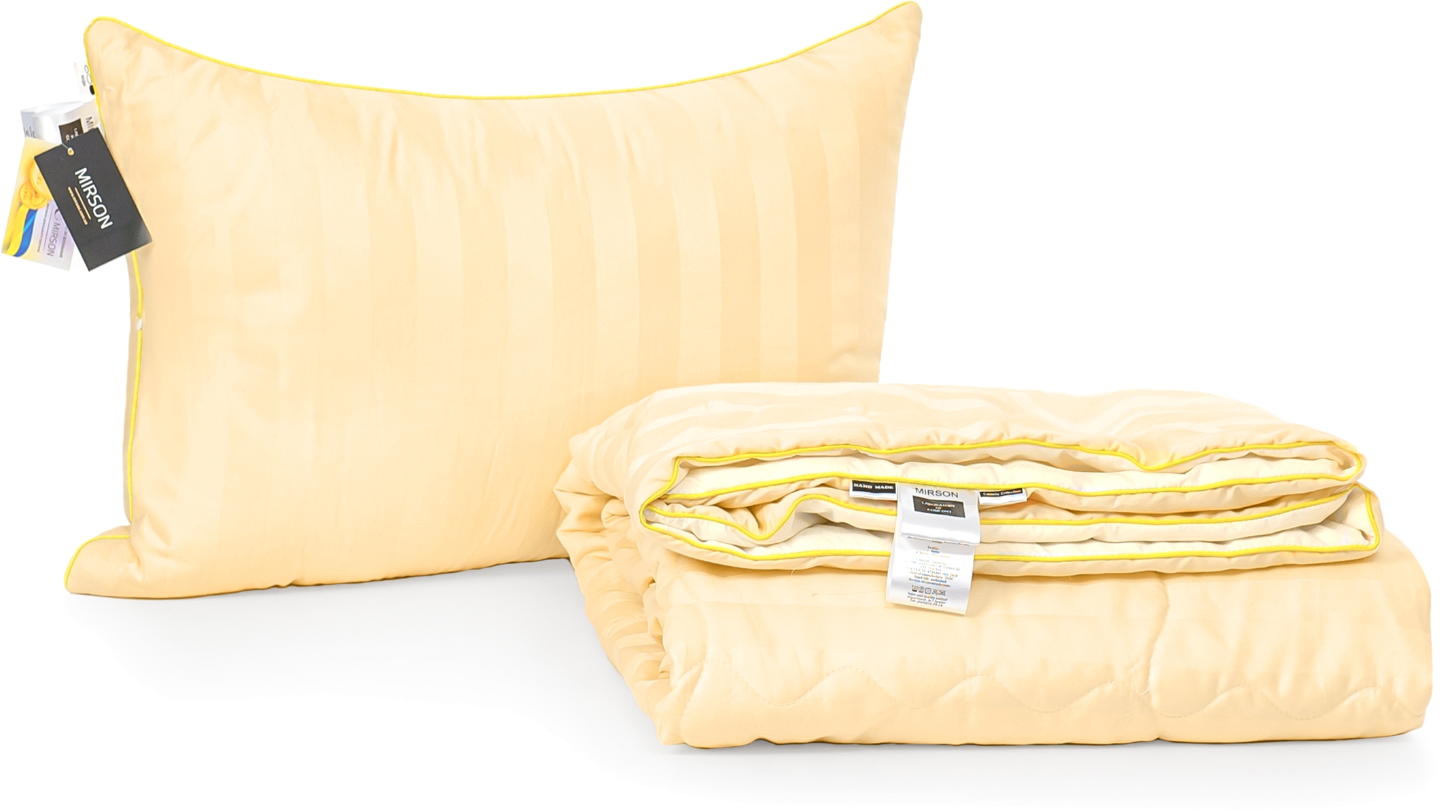 

Набор из хлопкового волокна MirSon Лето "Carmela Hand Made" №3229 одеяло 155x215 см + подушка 50x70 см мягкая