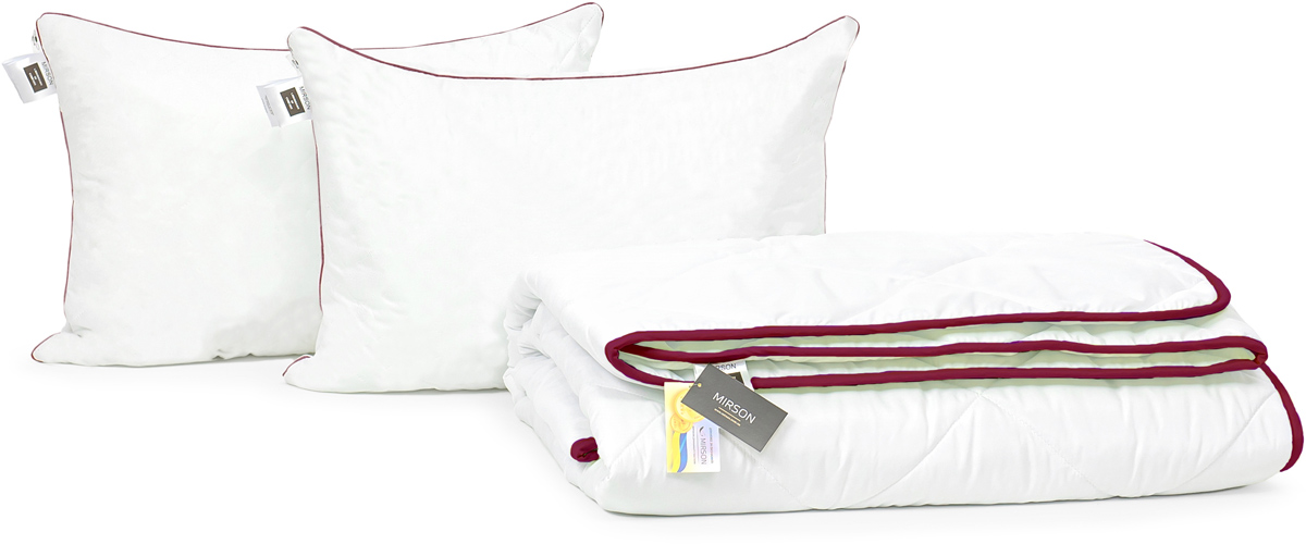 

Набор антиаллергенный MirSon Тенсель Modal Деми Deluxe №2837 одеяло 220х240 + 2 подушки 50х70 упругие