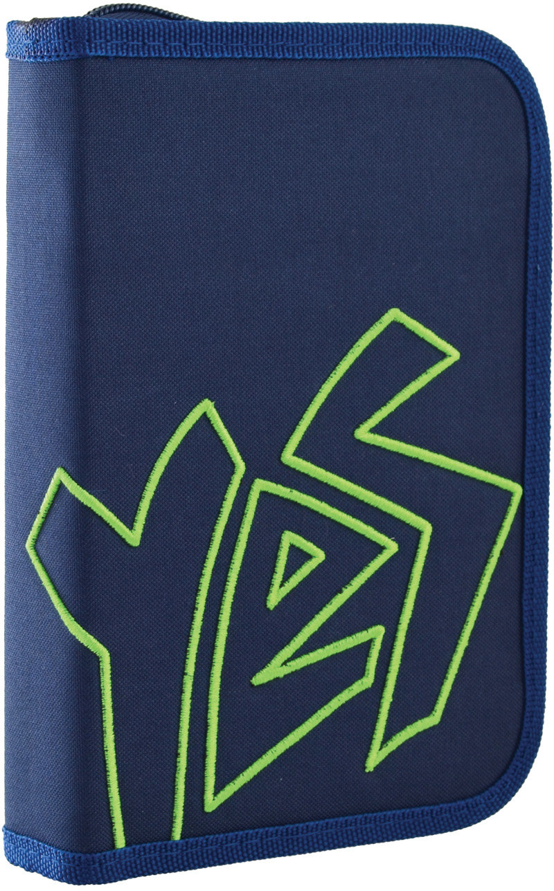 

Пенал YES HP-04 green" (532552) синий