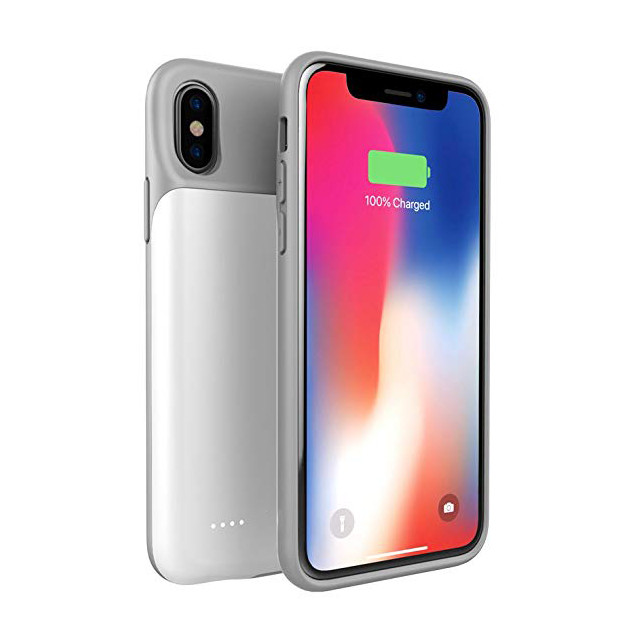 

Чехол аккумулятор Power Bank AmaCase для iPhone XS Max White (4000 мАч)