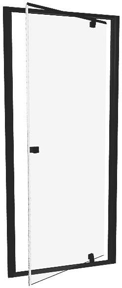 

Душевая дверь RAVAK Pivot PDOP 1-90 Transparent Black 03G70300Z2