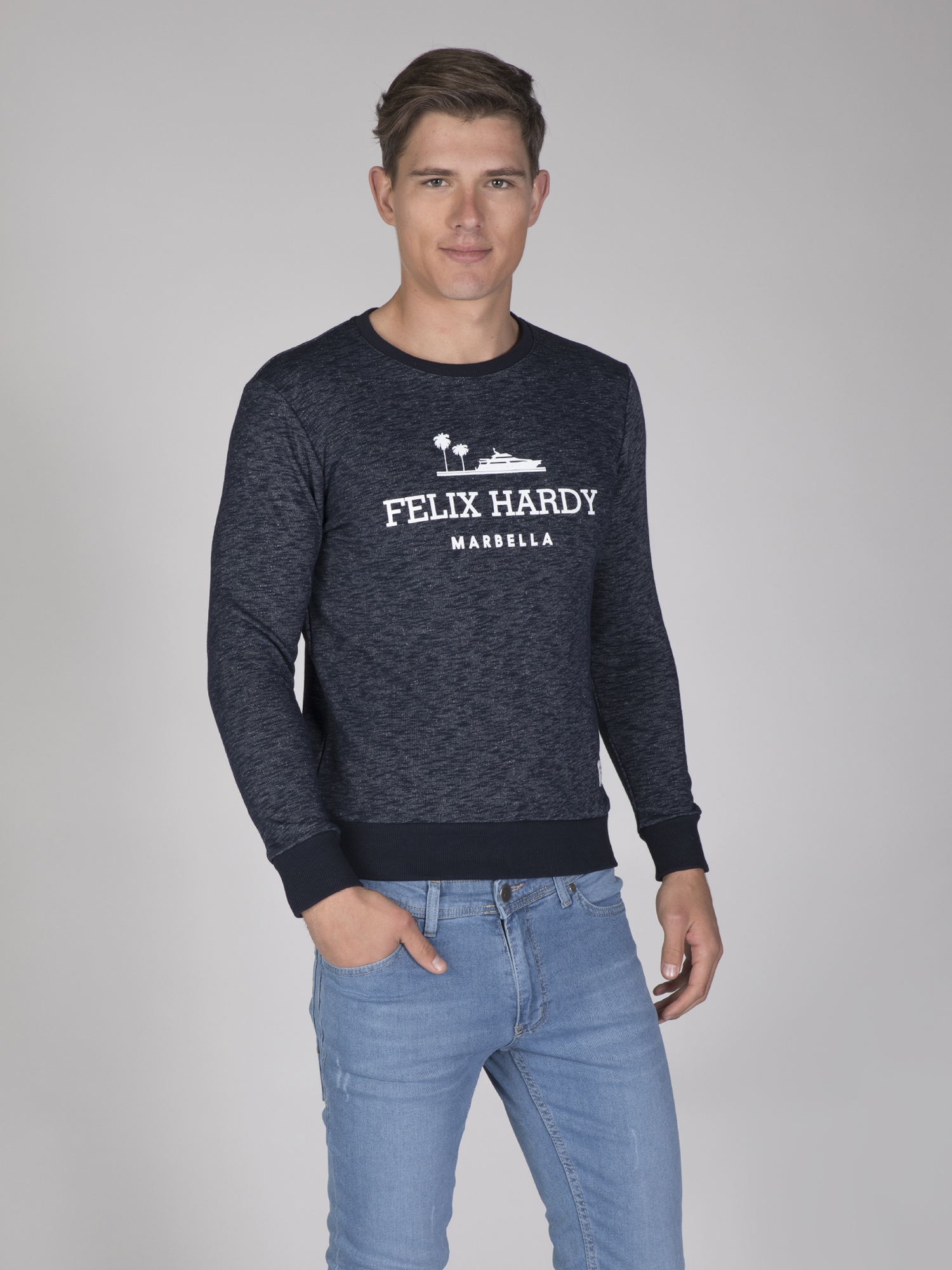 Мужской Свитшот FELIX HARDY Темно-синий 3XL (FE9350826) от продавца ...