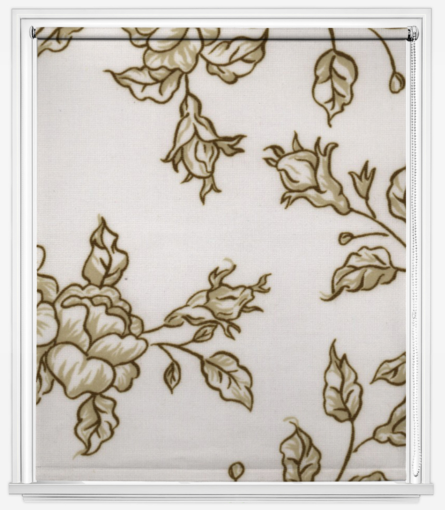 

Тканевые ролеты JST Roller Shades 189 100*180 см белый - оливковый