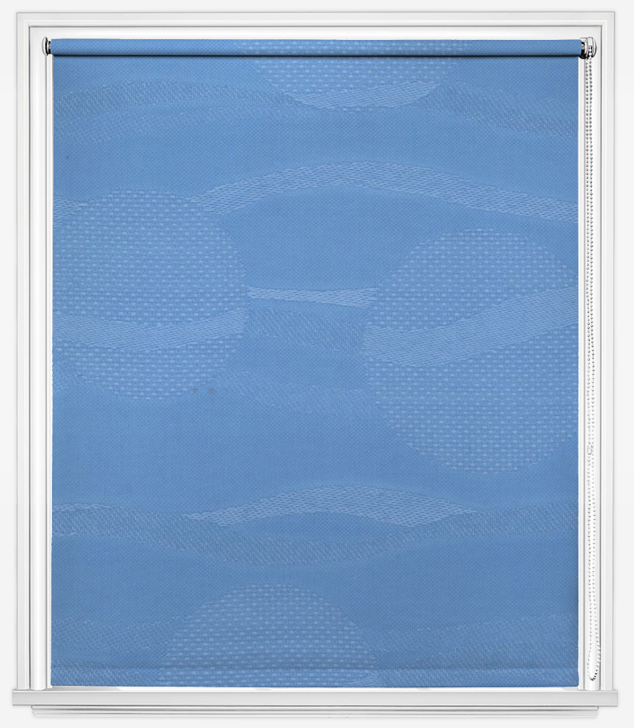 

Тканевые ролеты JST Roller Shades 102 70*150 см голубой