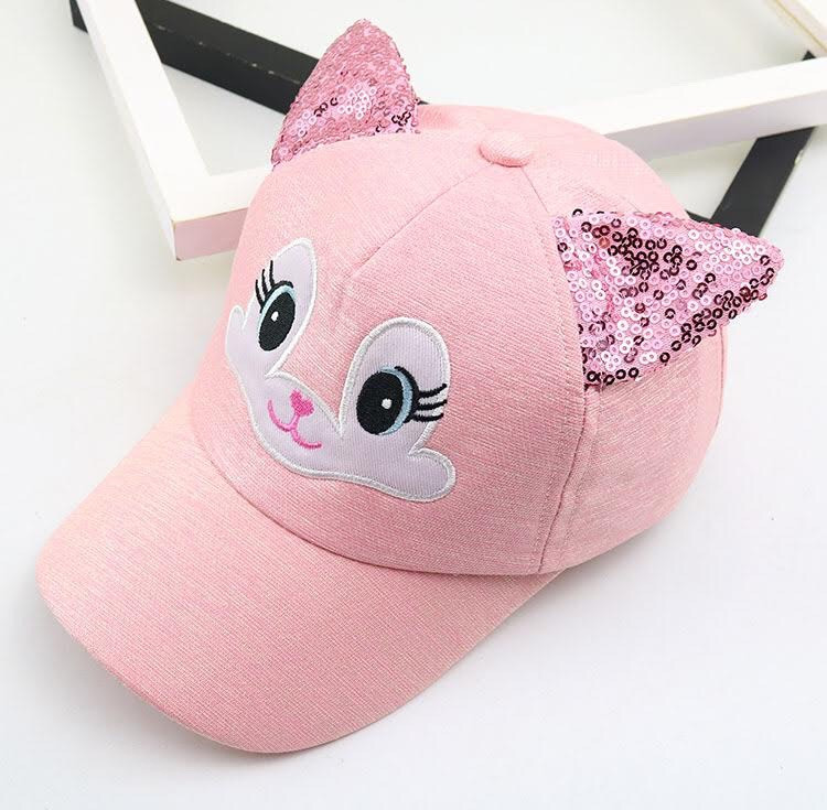 

Бейсболка для девочки CAT 1-5 лет (50-54 см) розовая KD0167