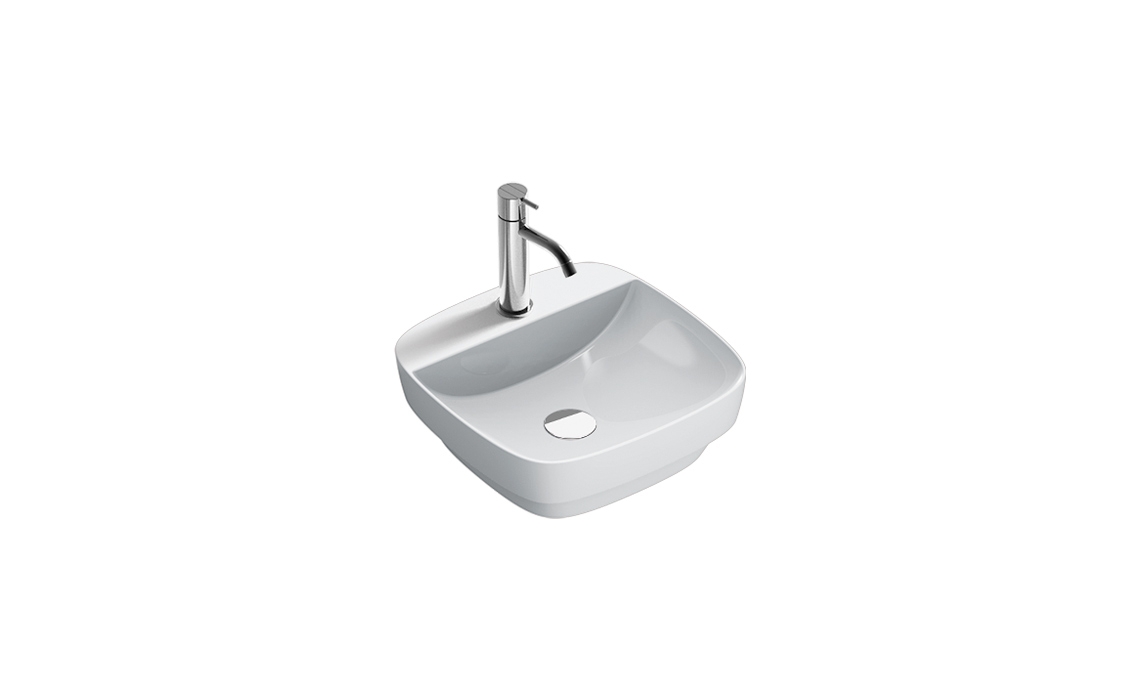 

Умывальник Catalano Green Lux 142GRLXN00 настольный с 1 отверстием 42х42 см Белый (2700000030)