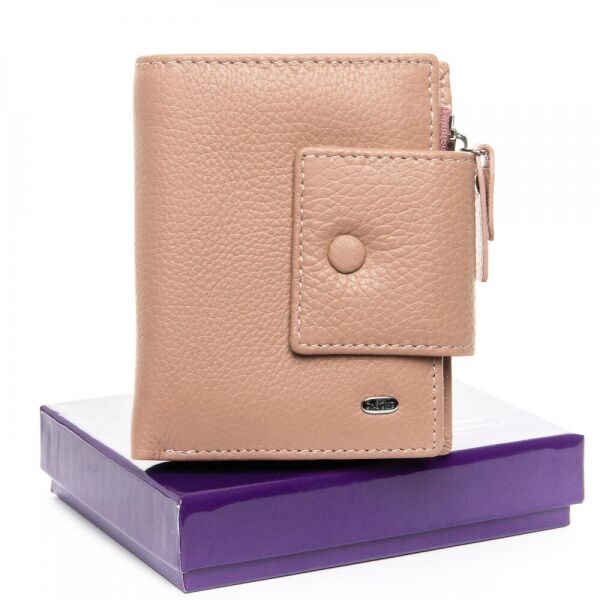 

Женский кожаное портмоне Classic DR. BOND WS-5 pink