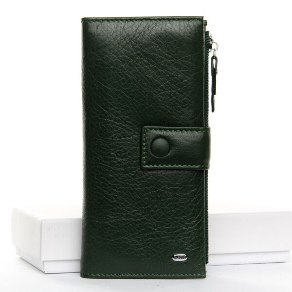 

Женское портмоне Classic кожа DR. BOND WMB-1 dark-green