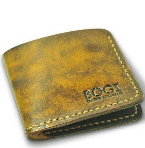 

Мужской зажим ручной работы из кожи BOGZ Zhigan A Tan P1M2M5S2