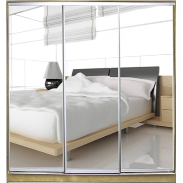 

Шкаф купе Стандарт 1 Зеркало 2100x2300x450 трехдверный Matroluxe