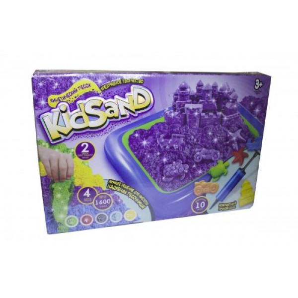 

Кинетический песок "KidSand" + песочница (рус) KS-02-01