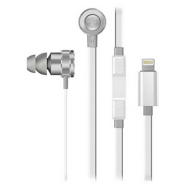 

Гарнитура Razer Hammerhead for IOS Mercury White (RZ04-02090200-R3M1)