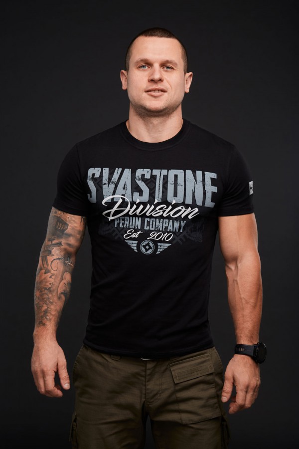 

Футболка чоловіча Sva Stone DVSN Black S чорна