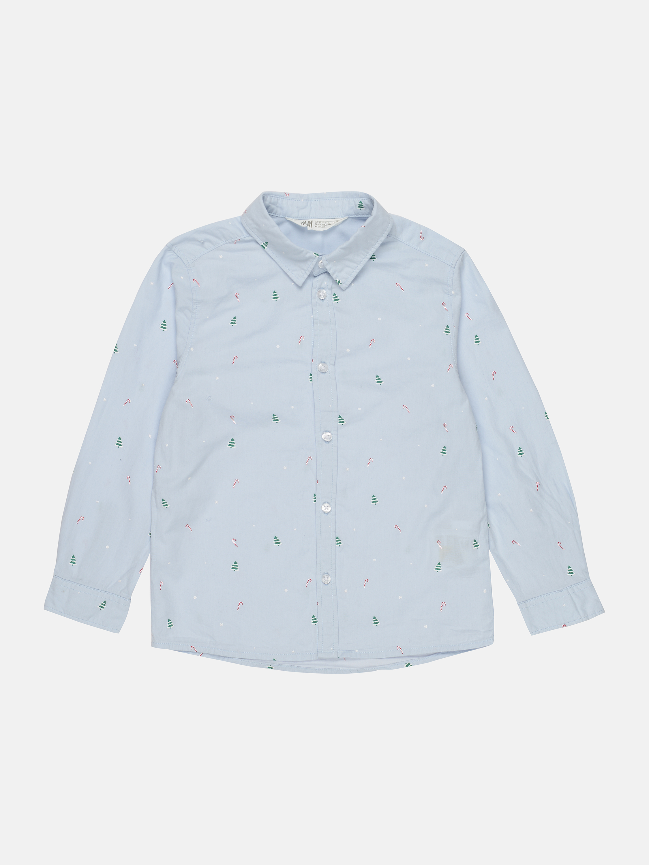 

Рубашка H&M 122см голубой 2110755716