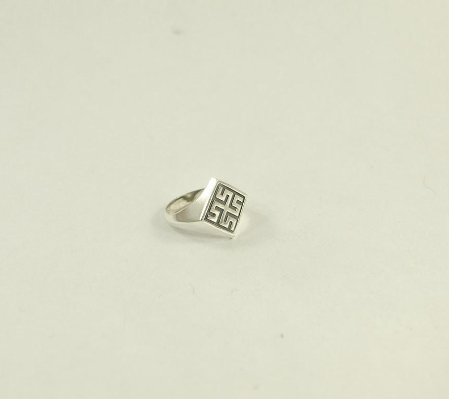 

Оберег боговник Maxi Silver 6461 SE, размер 15.5