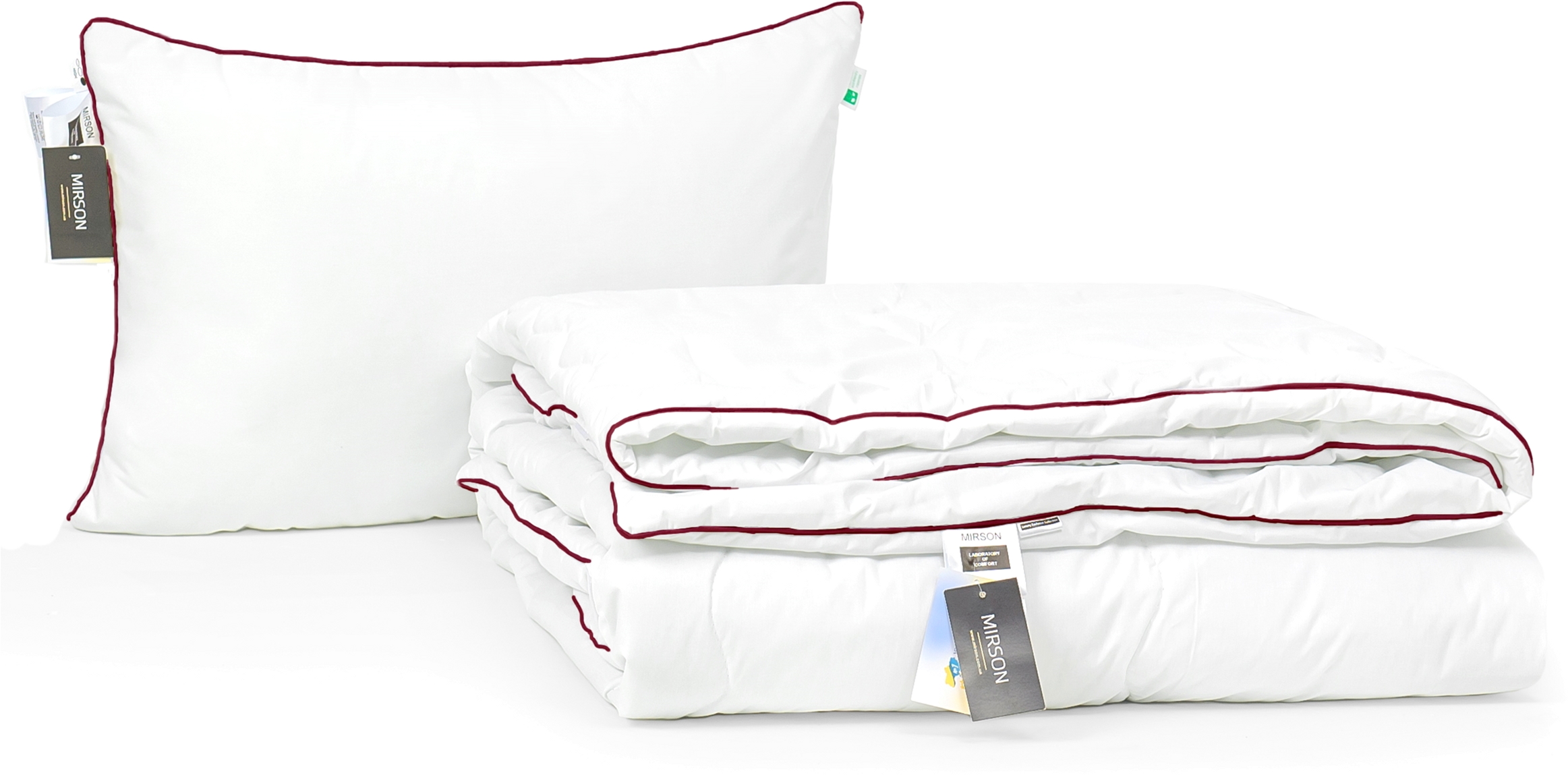 

Набор с шерстяным волокном Mirson Деми "Deluxe Hand Made" №3663 одеяло 140x205 см + подушка 50х70 см упругая