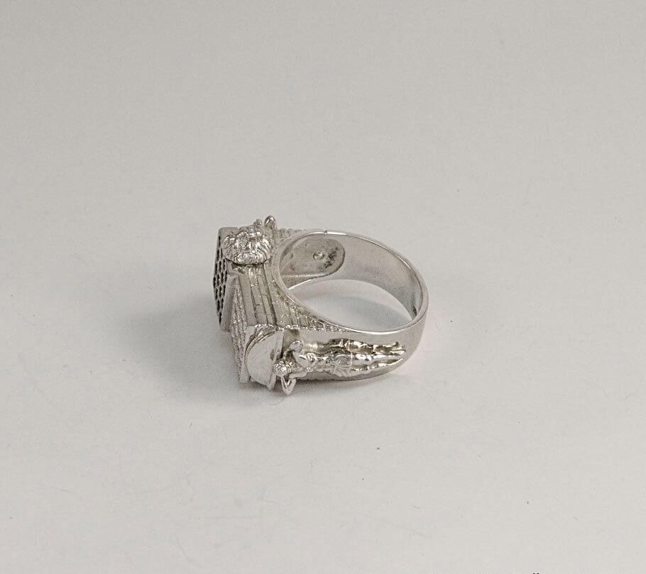 

Кольцо башня Maxi Silver 7464 SE, размер 16.5
