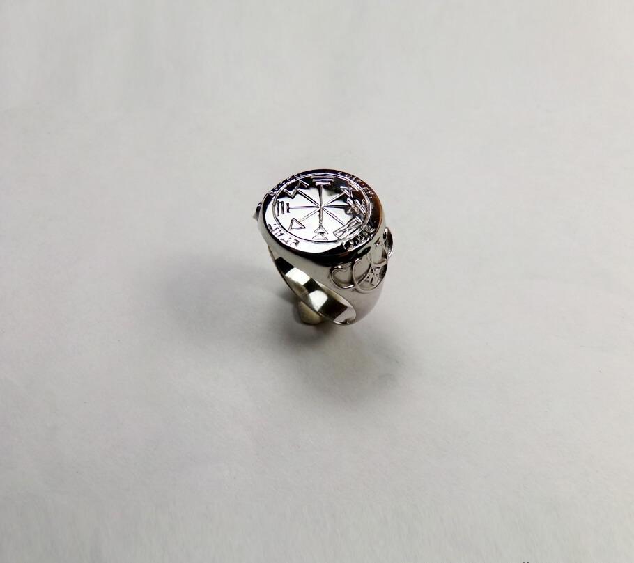 

Кольцо печать изобилия Maxi Silver 3584 SE, размер 22