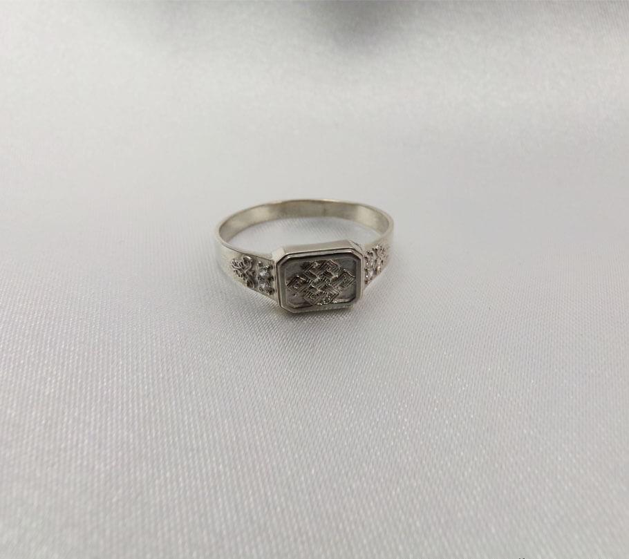

Кольцо узел долголетия Maxi Silver 2680 SE, размер 17.5