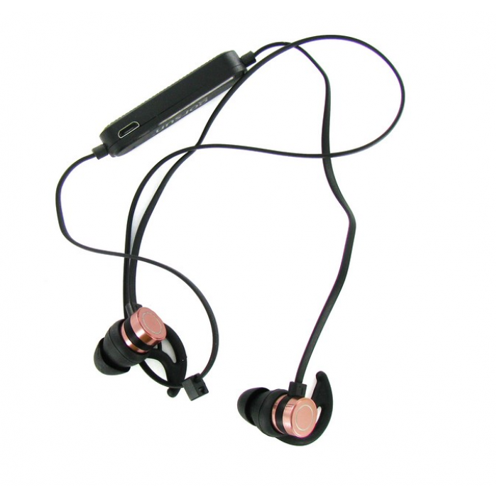 

Наушники bluetooth Gorsun E57 с микрофоном и регулятором громкости Светло розовые с чёрным 47642
