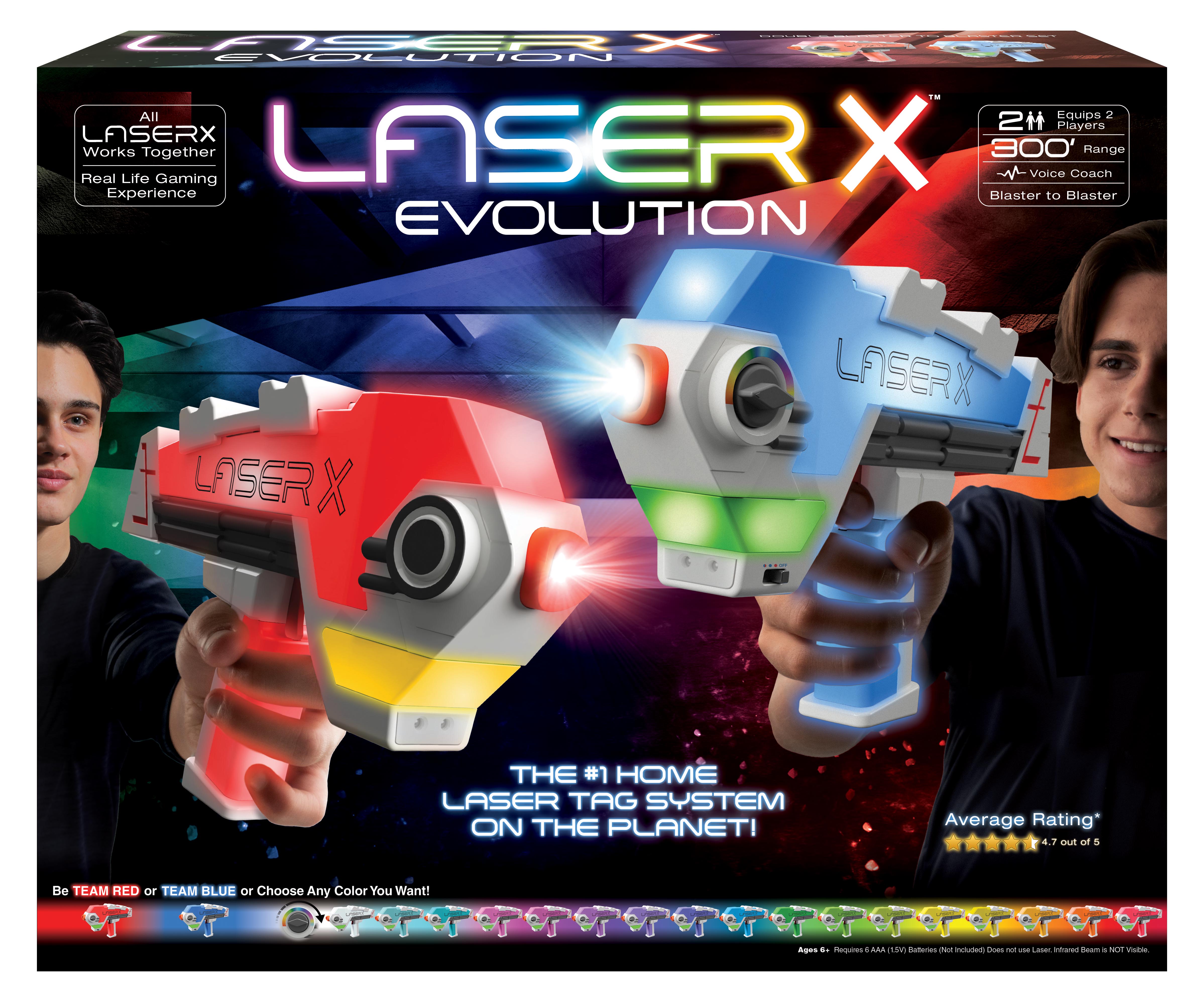 

Игровой набор для лазерных боев Lazer X Evolution для двух игроков (88908)