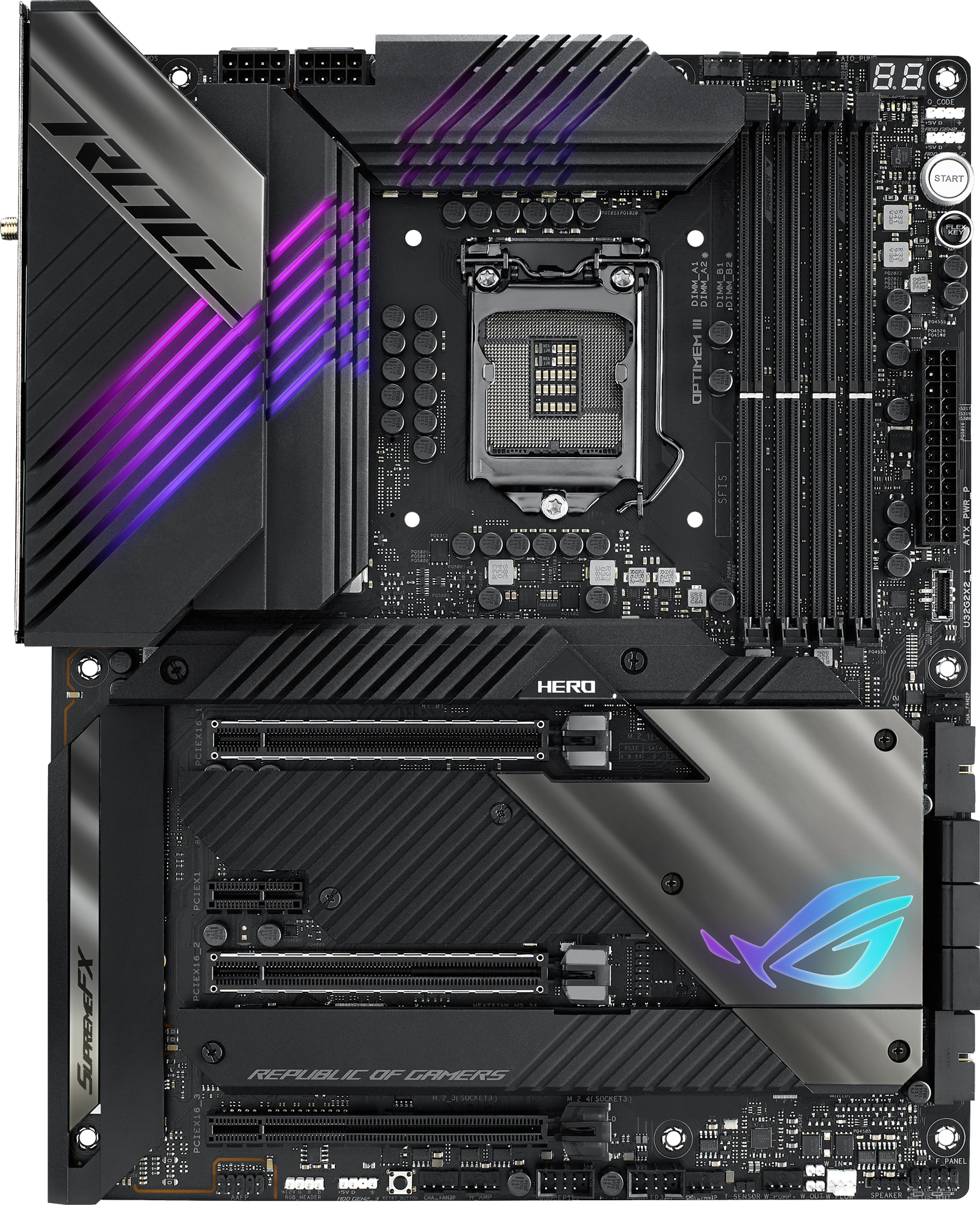 

Материнская плата Asus ROG Maximus XIII Hero (s1200, Intel Z590, PCI-Ex16)