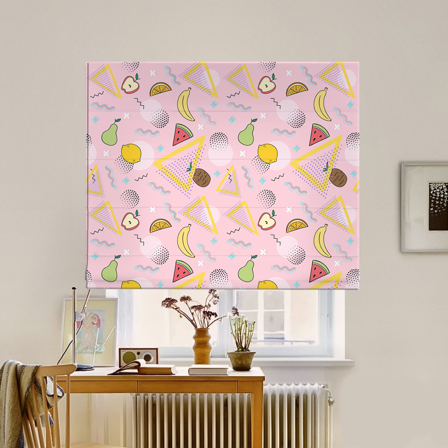 

Римская штора система Classic InHt Фотопечать Фрукты 15-079 Блэкаут 240х170 см