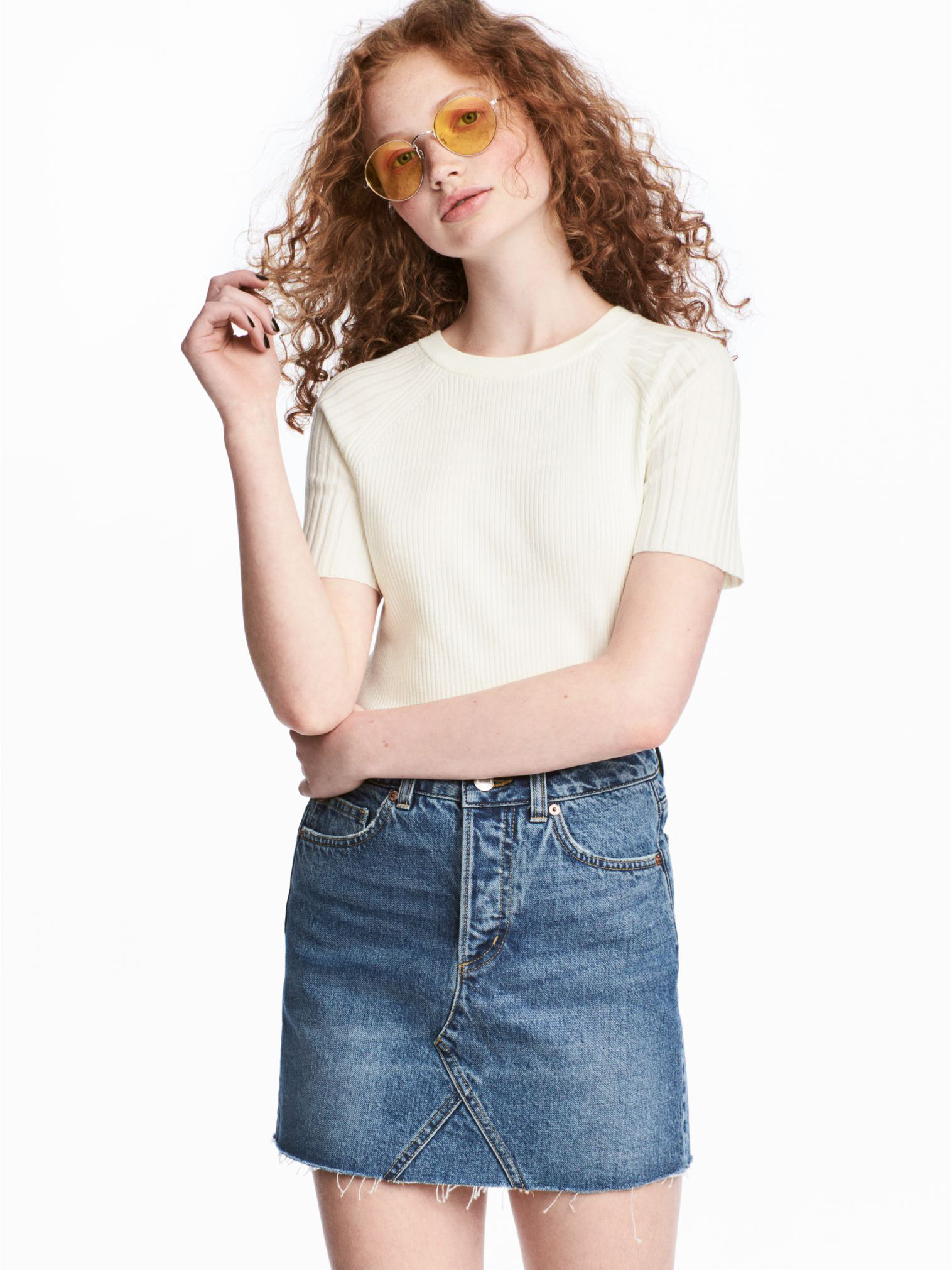 

Свитер H&M 502643RP21 M Белый