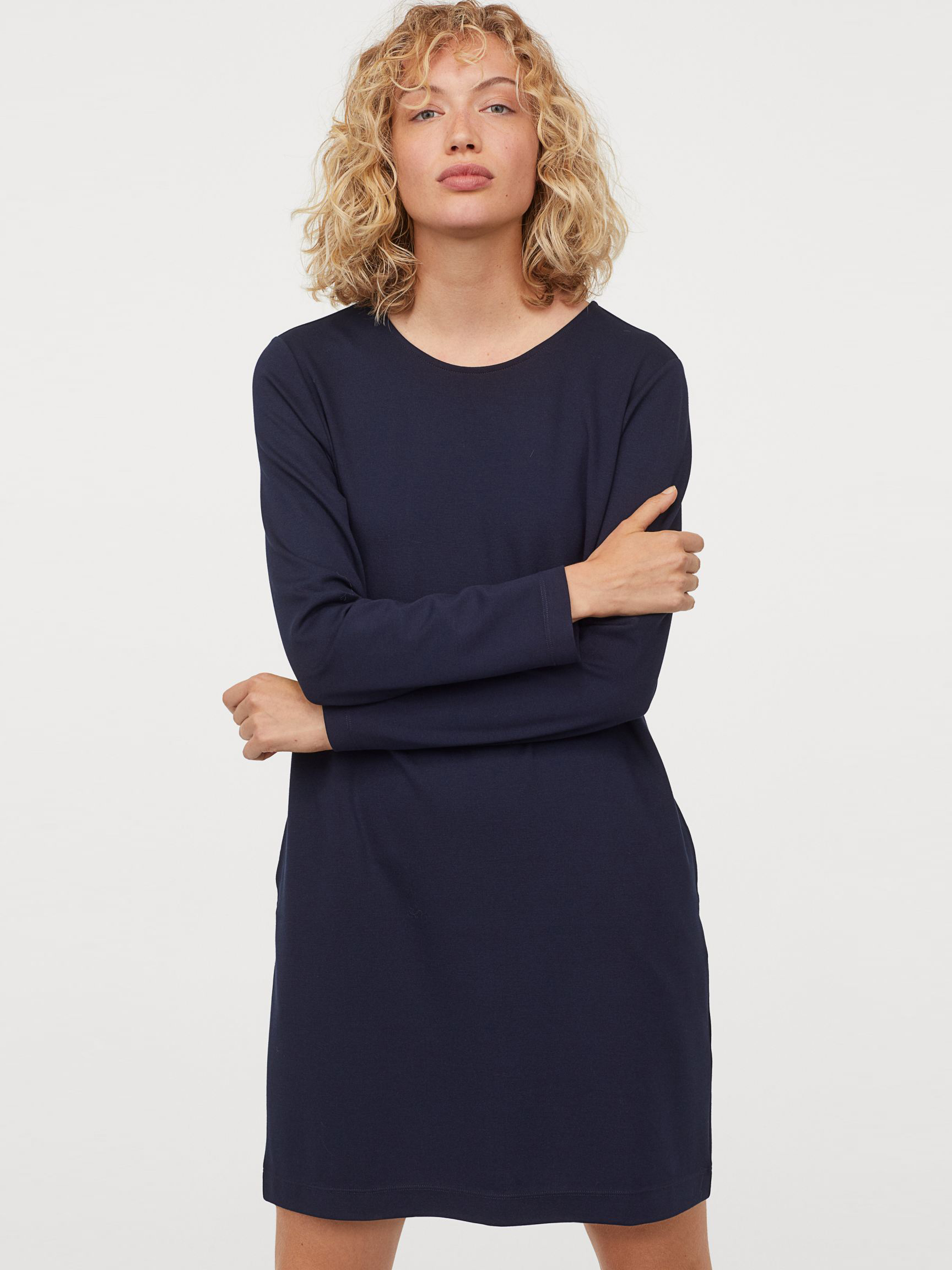 

Платье H&M 9021632dm  Темно-синее, Платье H&M 9021632dm S Темно-синее