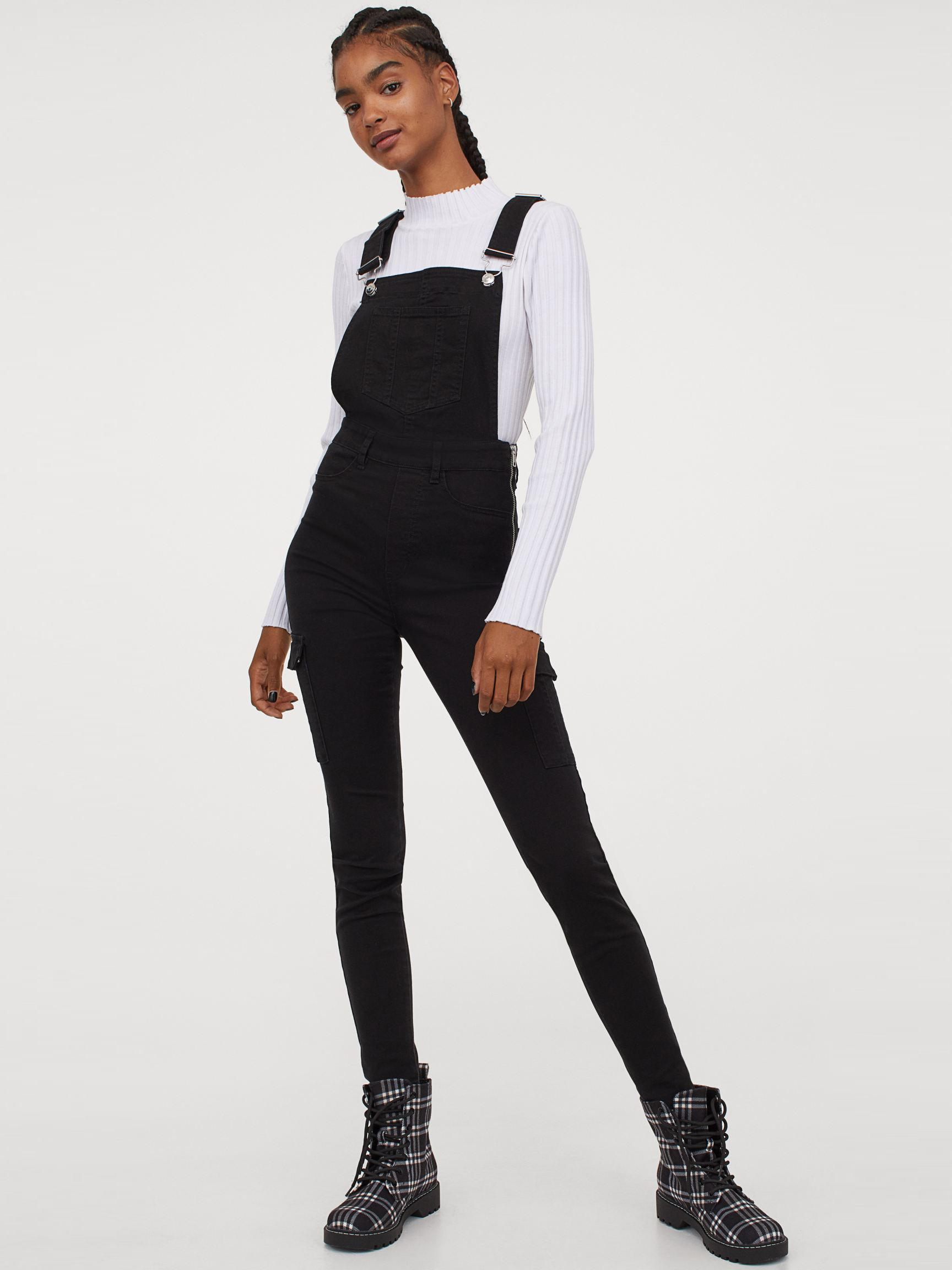 

Полукомбинезон джинсовый H&M 8958372dm 46 Черный