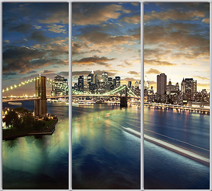 

Шкаф купе Стандарт 1 Фотопечать Архитектура-140 2100x2000x450 двухдверный Matroluxe