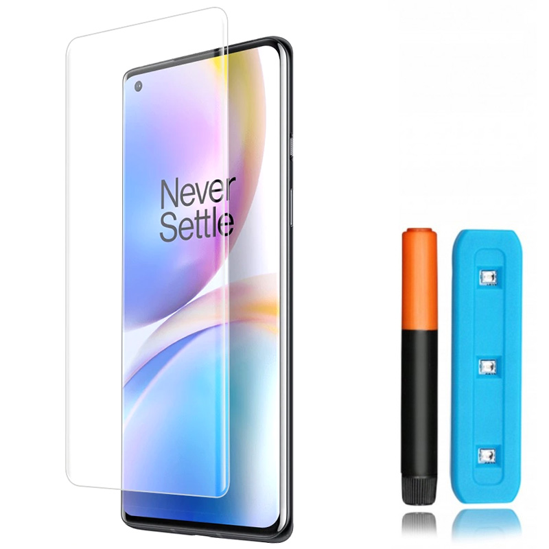 

Защитное 3D стекло Mocolo с УФ лампой для OnePlus 8 Прозрачное