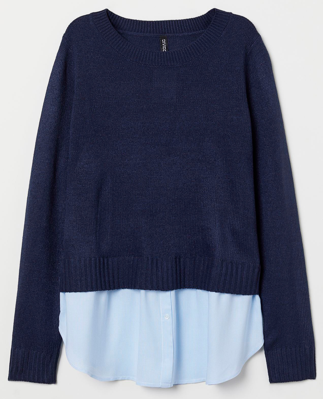 

Джемпер H&M 2210-5553646 S Темно-синий