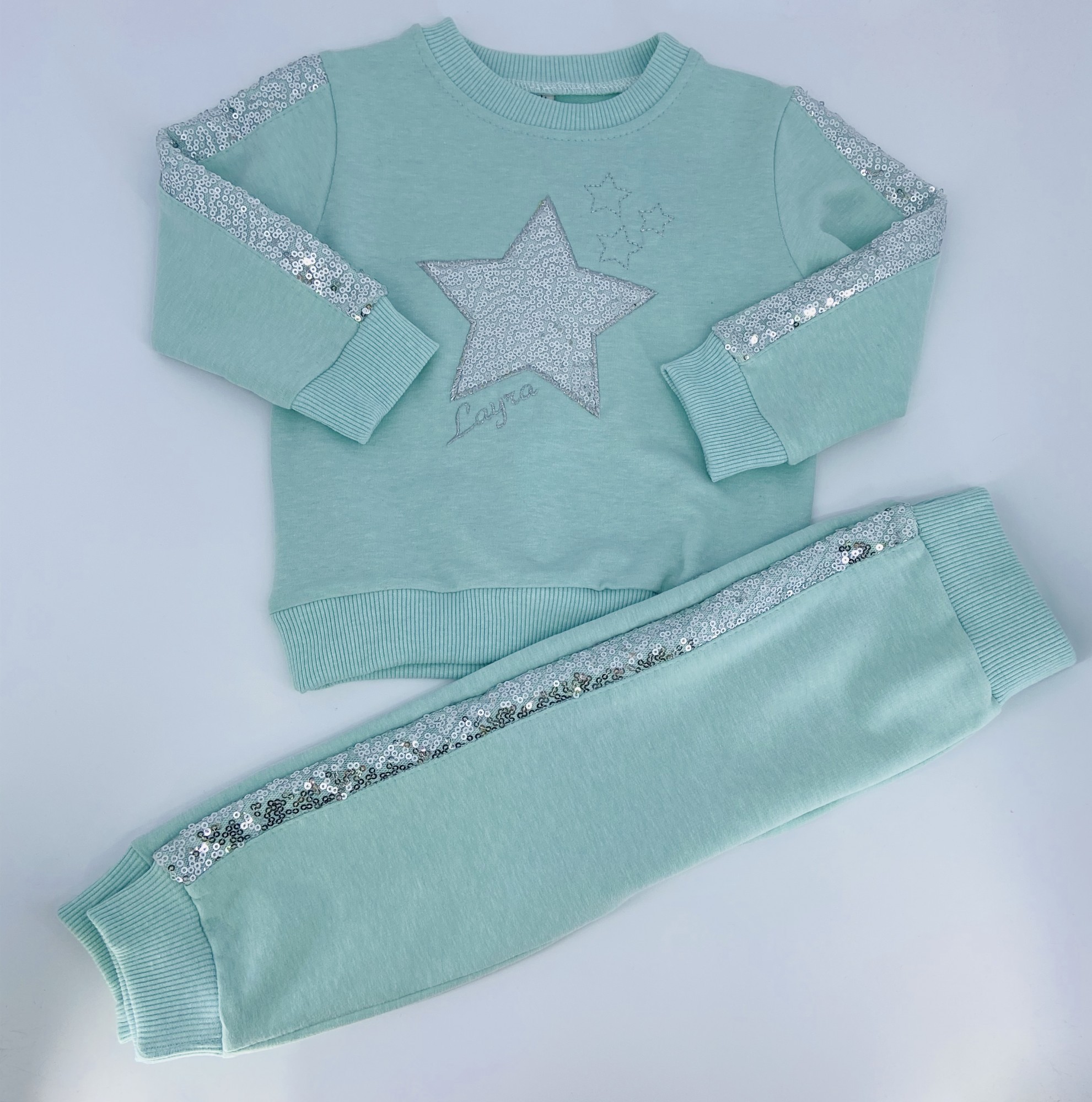 

Костюм для девочки Lyrakids 86 см мятный