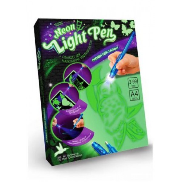 

Набор креативного творчества "Neon Light Pen" Сова (укр) NLP-01-01U