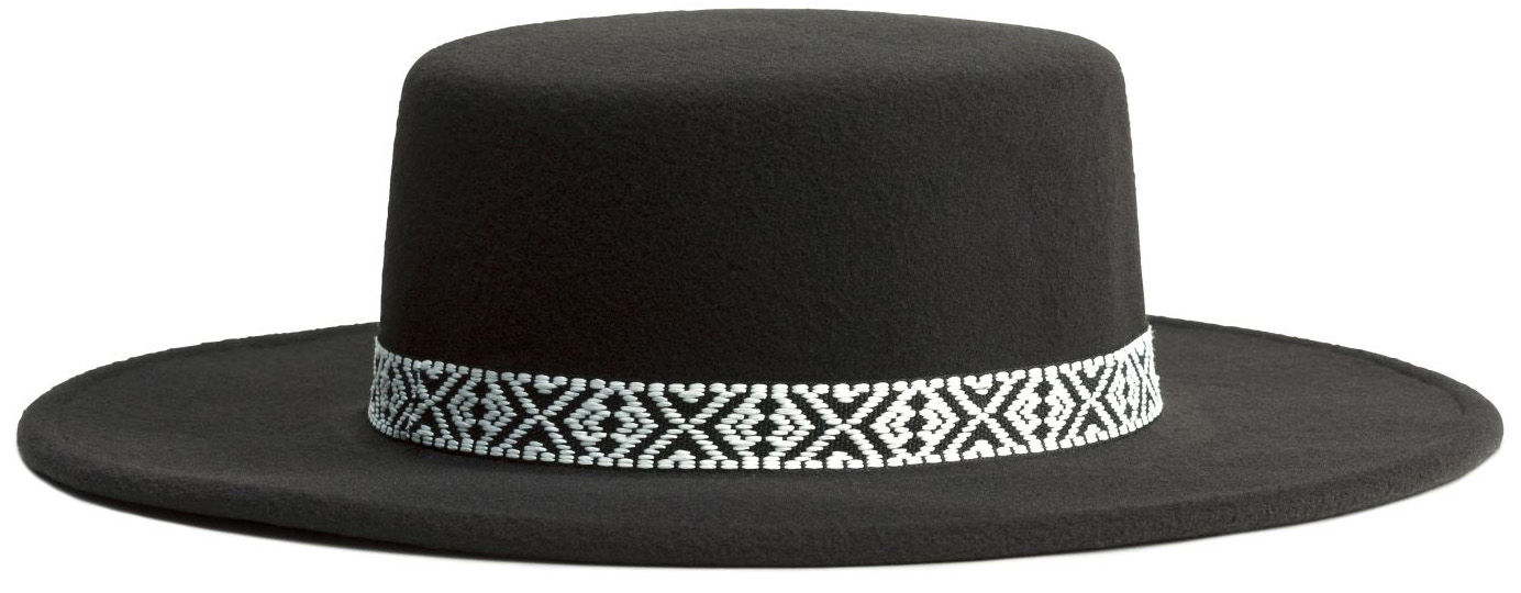 

Шляпа H&M 2910-3847343 M/56 Черная