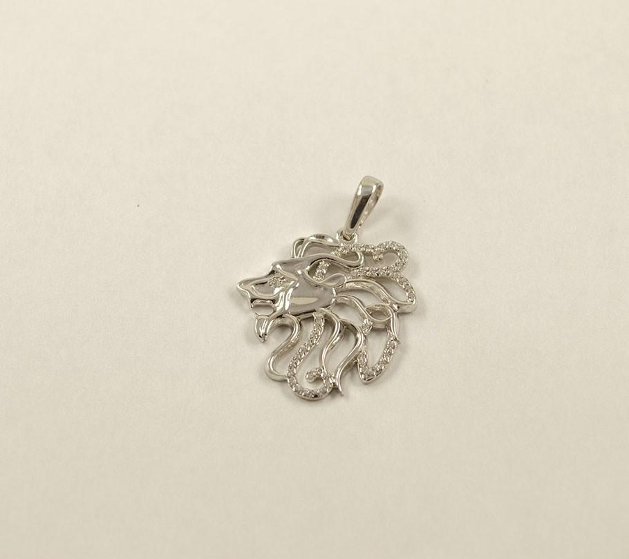 

Кулон лев Maxi Silver 7385
