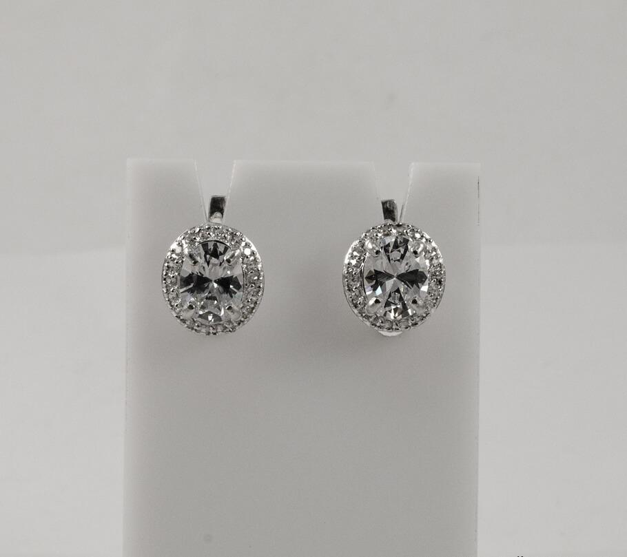 

Серьги овал Maxi Silver 7952