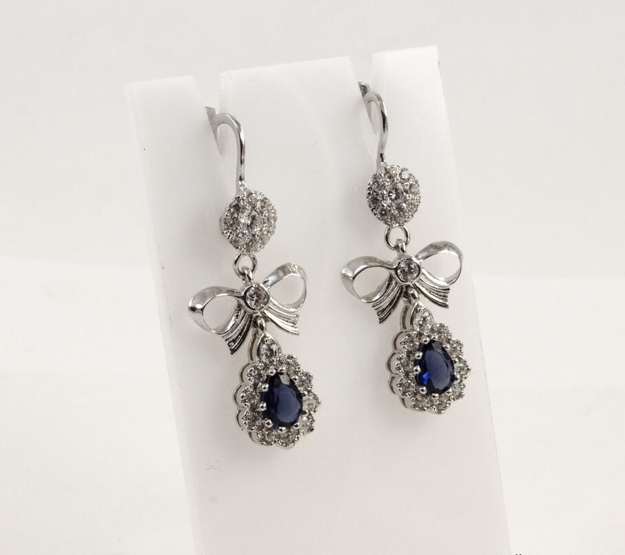 

Серьги с бантиками Maxi Silver 7337