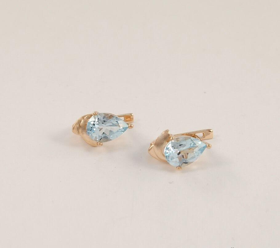 

Серьги капелька Maxi Silver 6878