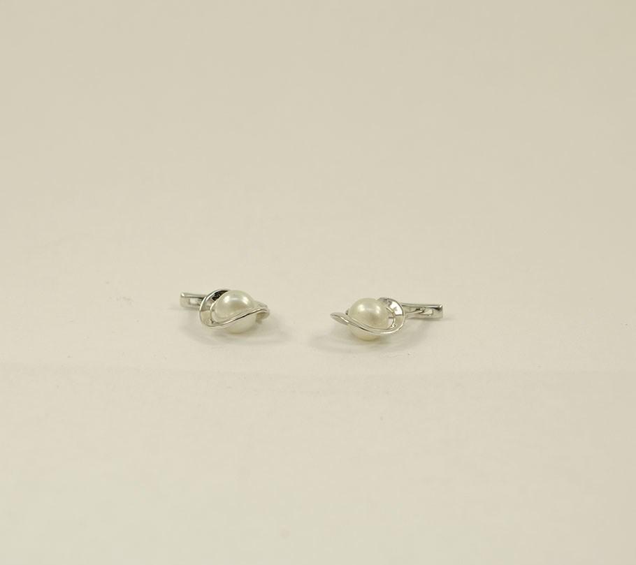 

Женские серьги с жемчугом Maxi Silver 8359