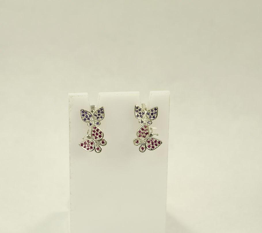 

Сережки бабочки Maxi Silver 7820