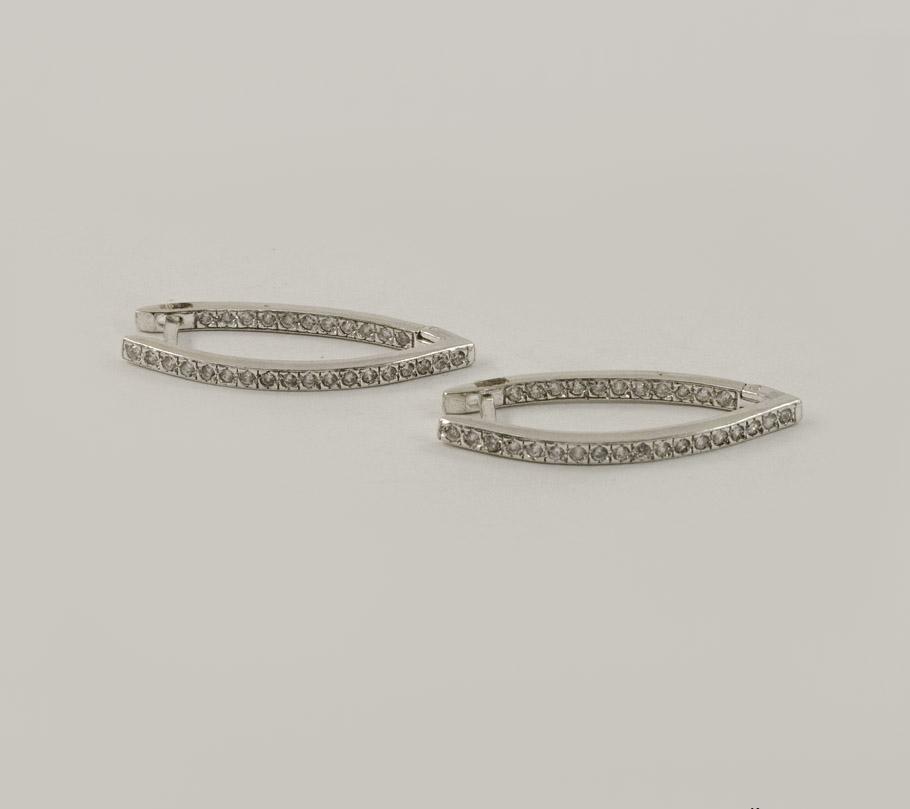 

Серьги прищепки Maxi Silver 8101