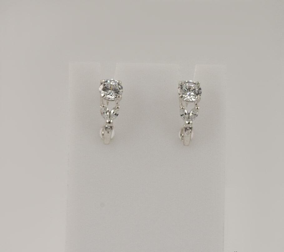 

Серьги с цирконами Maxi Silver 8100