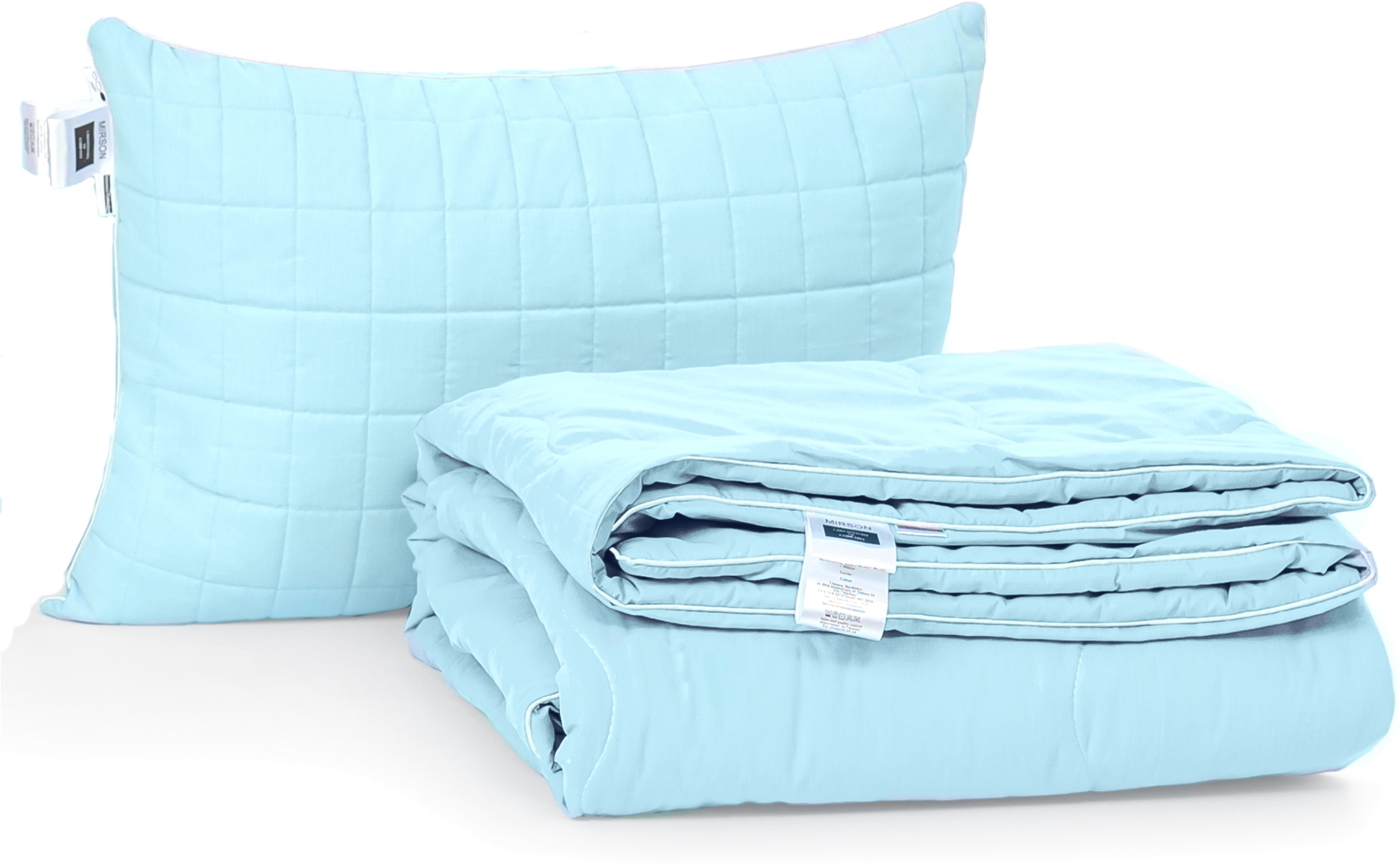 

Набор с шерстяным волокном Mirson Лето "Valentino" №3759 одеяло 140x205 см + подушка 50х70 см упругая