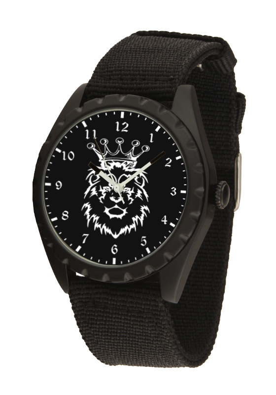 

Мужские наручные часы знак Зодиака Лев (Men 272 black)