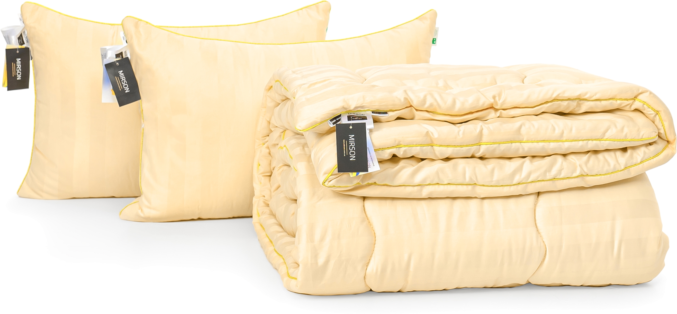 

Набор с шерстяным волокном Mirson Зима "Carmela Hand Made" №3795 одеяло 220x240 см + 2 подушки 50х70 см упругие