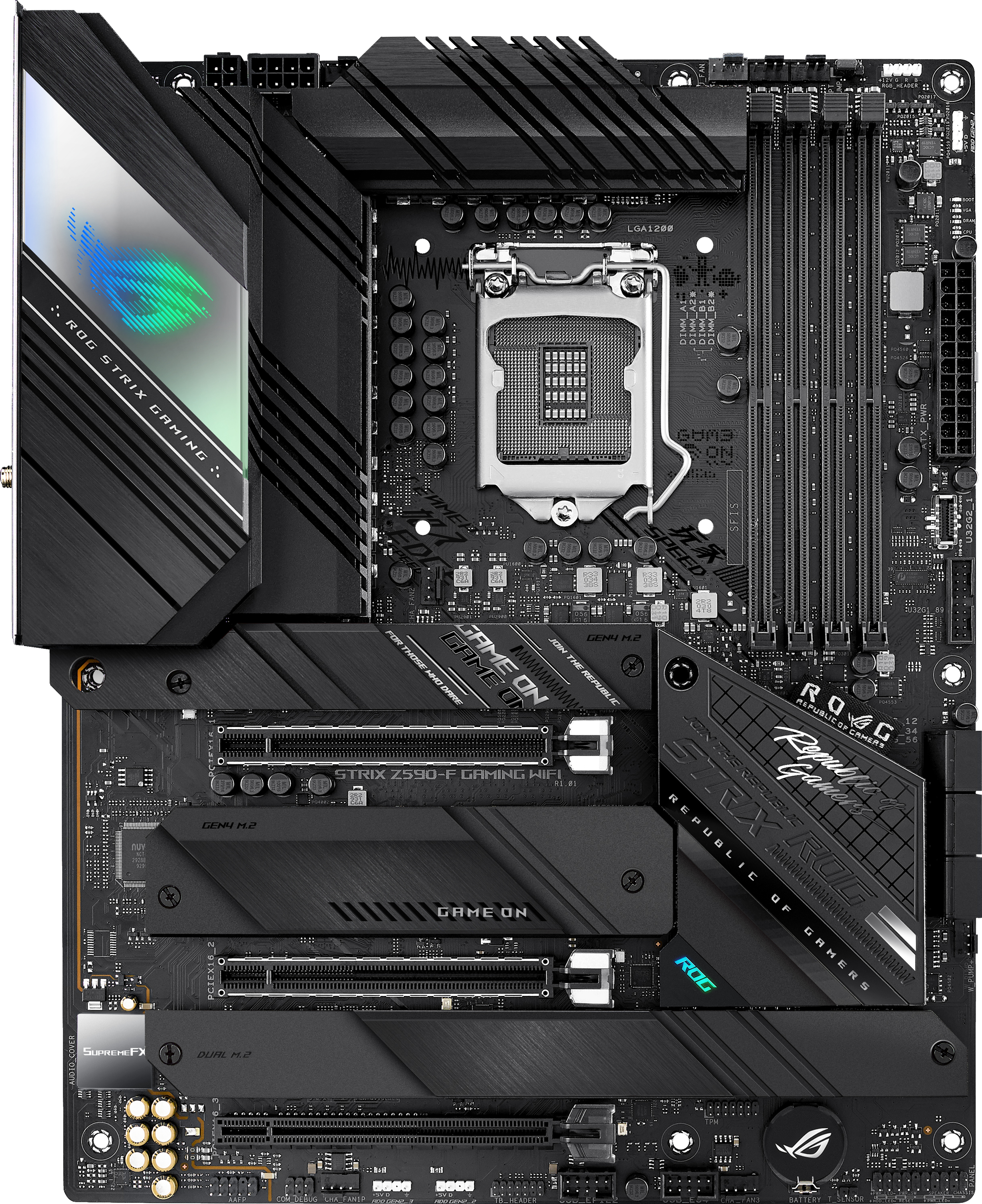 

Материнская плата Asus ROG Strix Z590-F Gaming Wi-Fi (s1200, Intel Z590, PCI-Ex16)