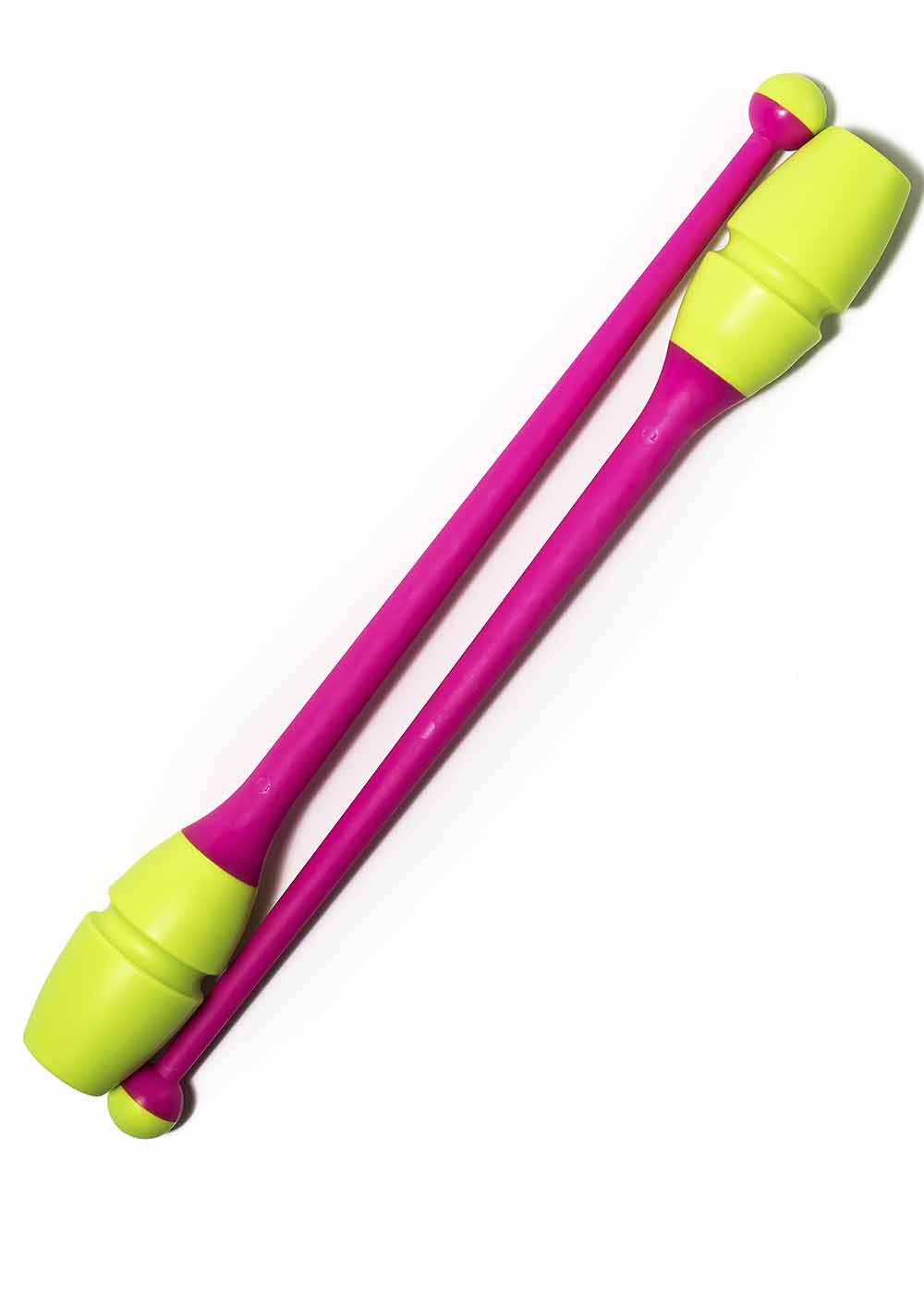 

Булавы для гимнастики CHACOTT 65204 36.5см пластик+резина 36.5cm Yellow x Pink (CC65204)
