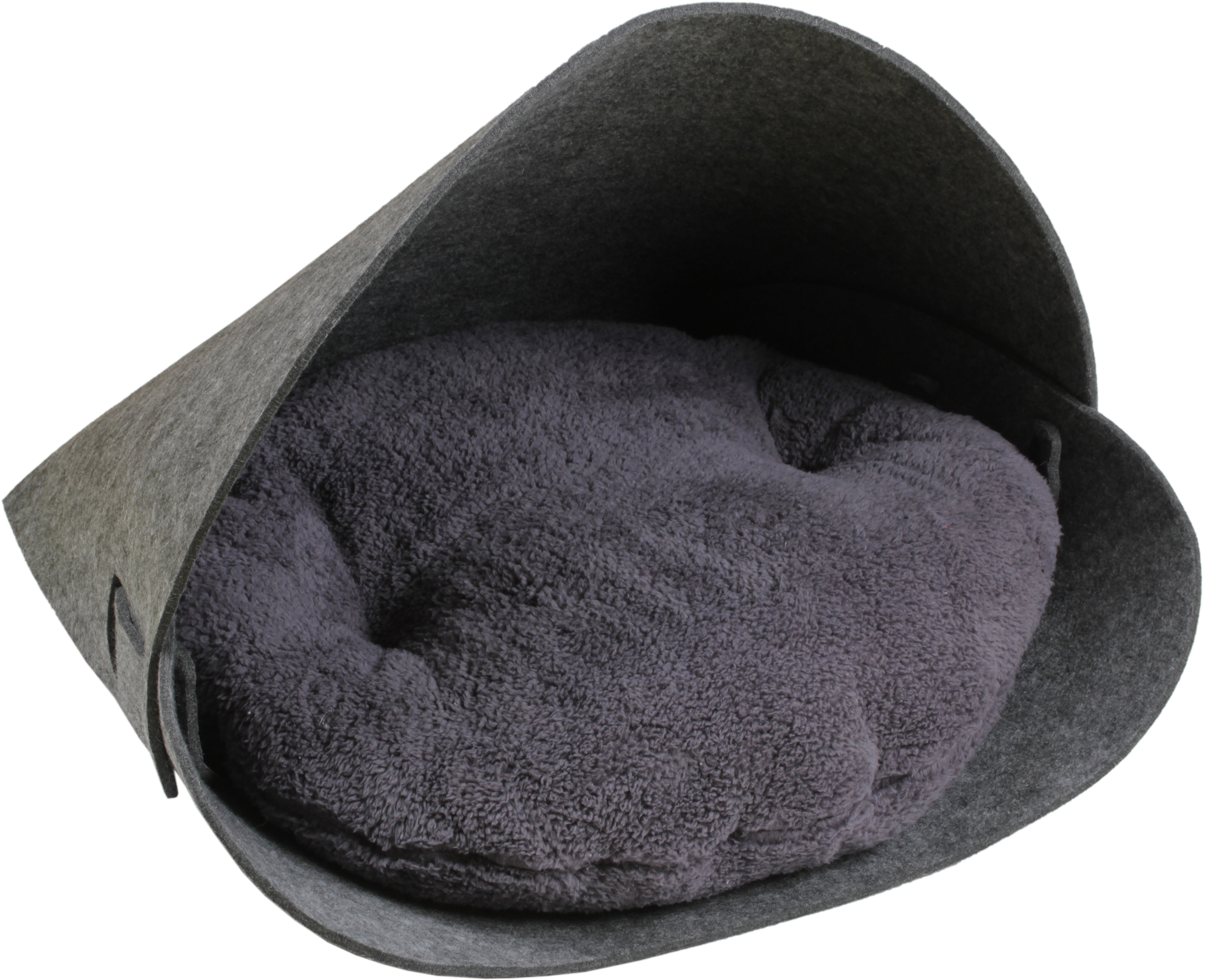 

Лежак с подушкой для котов Red Point Shell войлок 45 х 55 х 48 см Cерый (АН.01.В.11.00.000)